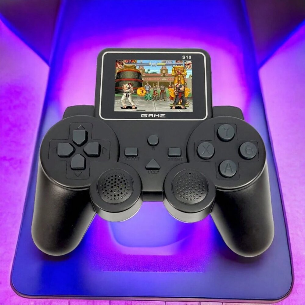 S10 Gamepad Controller Handheld Video Game Player ~ 520 Built in Games ~ Black